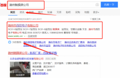 滁州市西控電子有限公司與本司簽約百度快照排名協議
